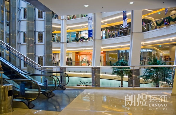 時(shí)尚的現(xiàn)代風(fēng)格大型商場(chǎng)裝修設(shè)計(jì)效果圖