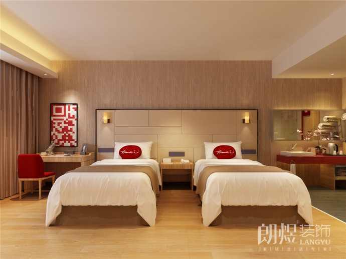 現(xiàn)代簡(jiǎn)約風(fēng)格酒店標(biāo)準(zhǔn)間圖片