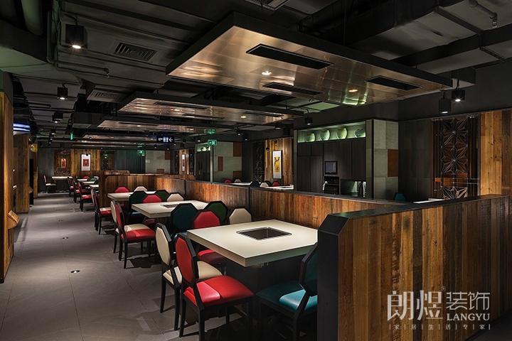 火鍋餐廳裝修設(shè)計效果圖